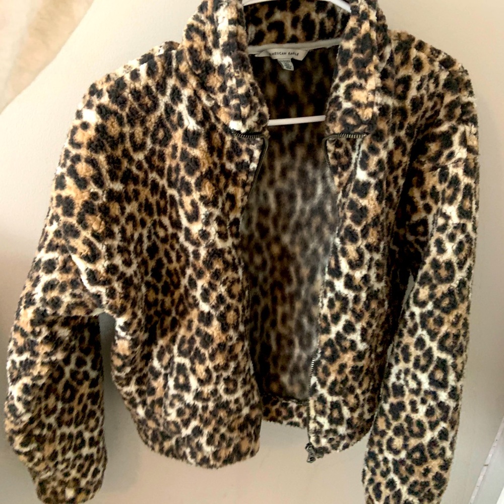 Cheetah print jacket